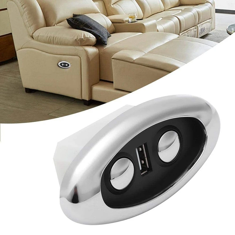 Electric Recliner The Oval Square With USB 5V 2A Port 2 Button Hand Remote For Electric Recliners And Lift Chairs