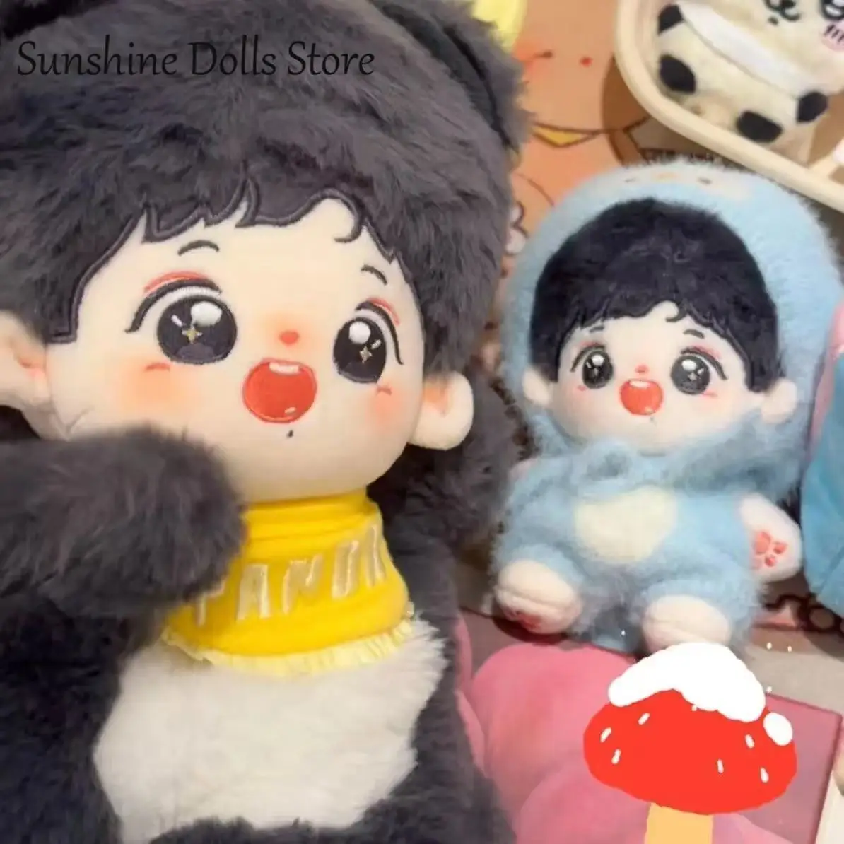 

Xiao Zhan Sean Xiao Kawaii Cosplay Mini Plush Stuffed Cotton Doll DIY Dress Up Clothes Plushies Figures Toy Dolls Gift 10CM