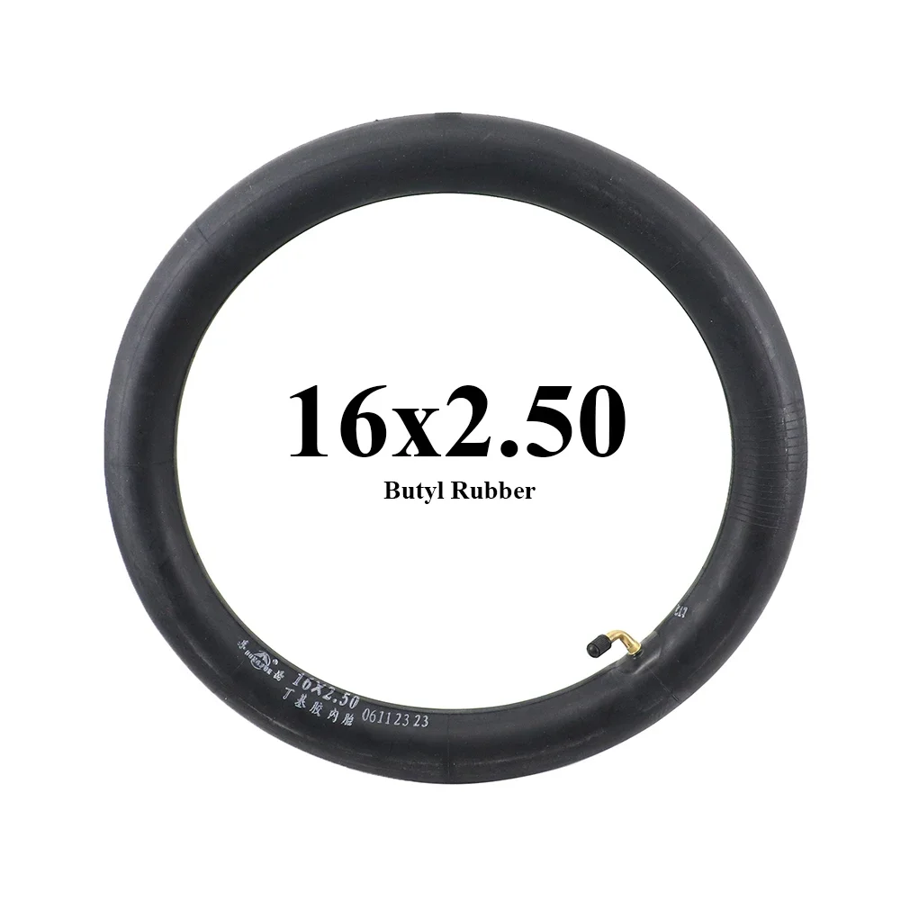 16 Inch Butyl Rubber Inner Tube 16x2.50 16x2.5 for Electric Scooter E-bike Bike Cycling Inner Tire Rubber Tube Tyre Parts