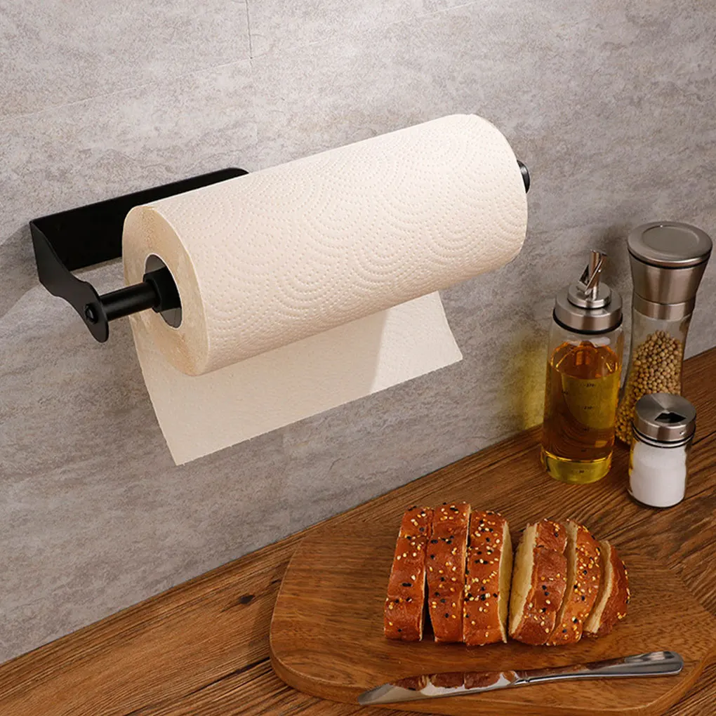 Paper Holder Roll Stand Damping Puncture-free Kitchen Gadget Type