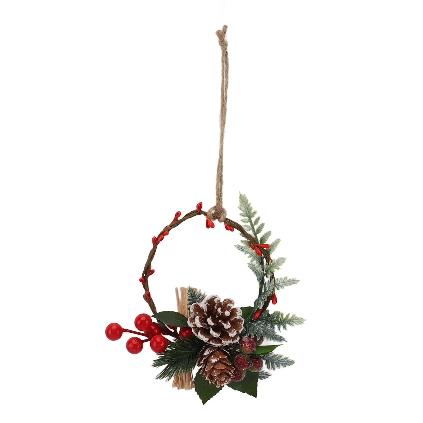 Christmas Hanging Decorative Wreath Handmade Unique Pine Cone Wall Decoration For Birthday Holiday Room Decorations