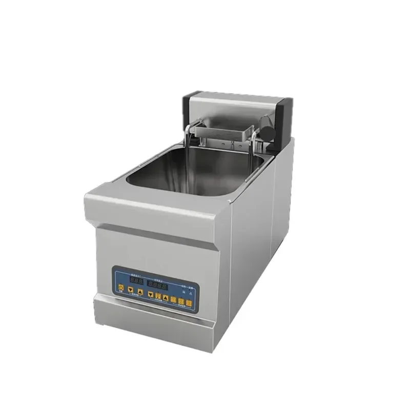 8L Electric Fryer 3000W Electric Deep Fryer Single-cylinder French fries fried chicken constant temperature fryer