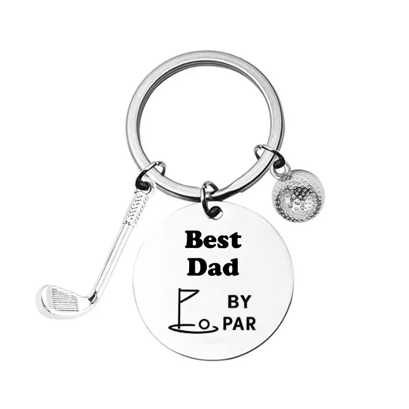 Golf Club Ball Keychain, Sports Themed Keyring Souvenirs Pendants Toys for Players Athletes Teammates Golf Gift New