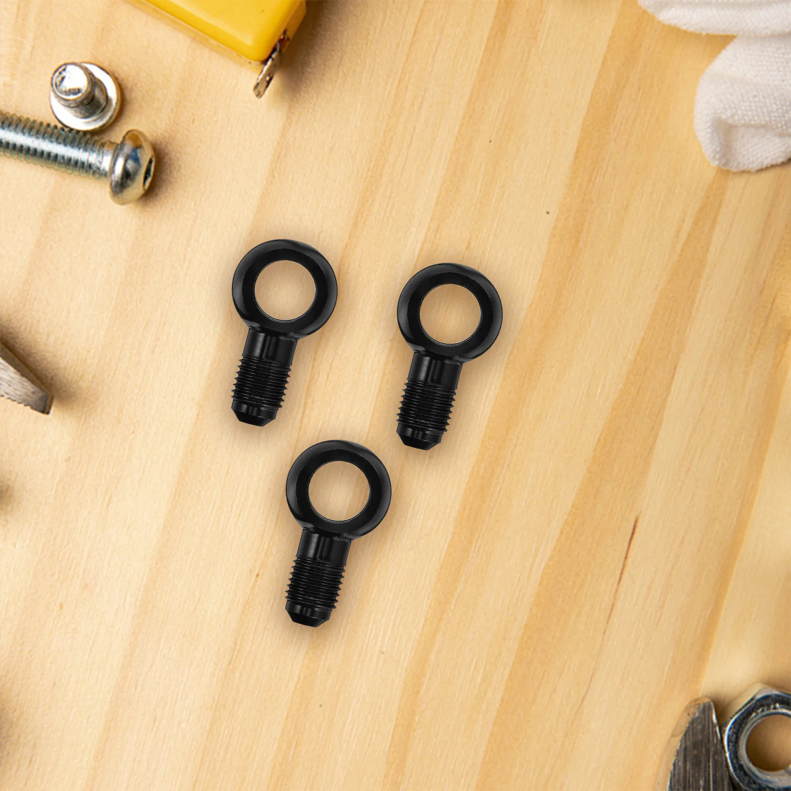 

Aluminum Alloy Banjo Bolt Fitting Car Brake Hose Straight Connector Fuel Line Adapter Replacement Metal Banjo Connector