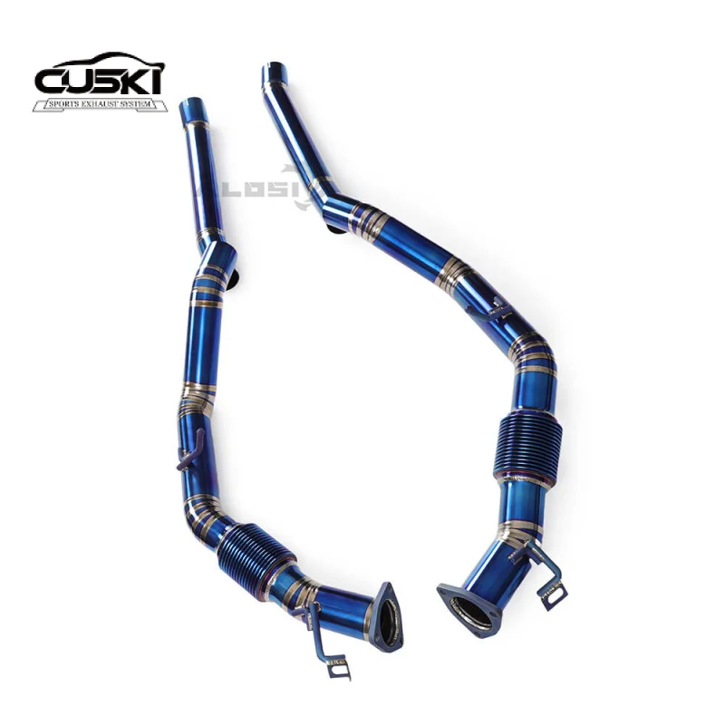 

Настраиваемая задняя выхлопная труба Cat для Audi RSQ8 4.0T 2019-2023, спортивный автомобильный глушитель, выхлопная система, модификация звука выхлопной системы