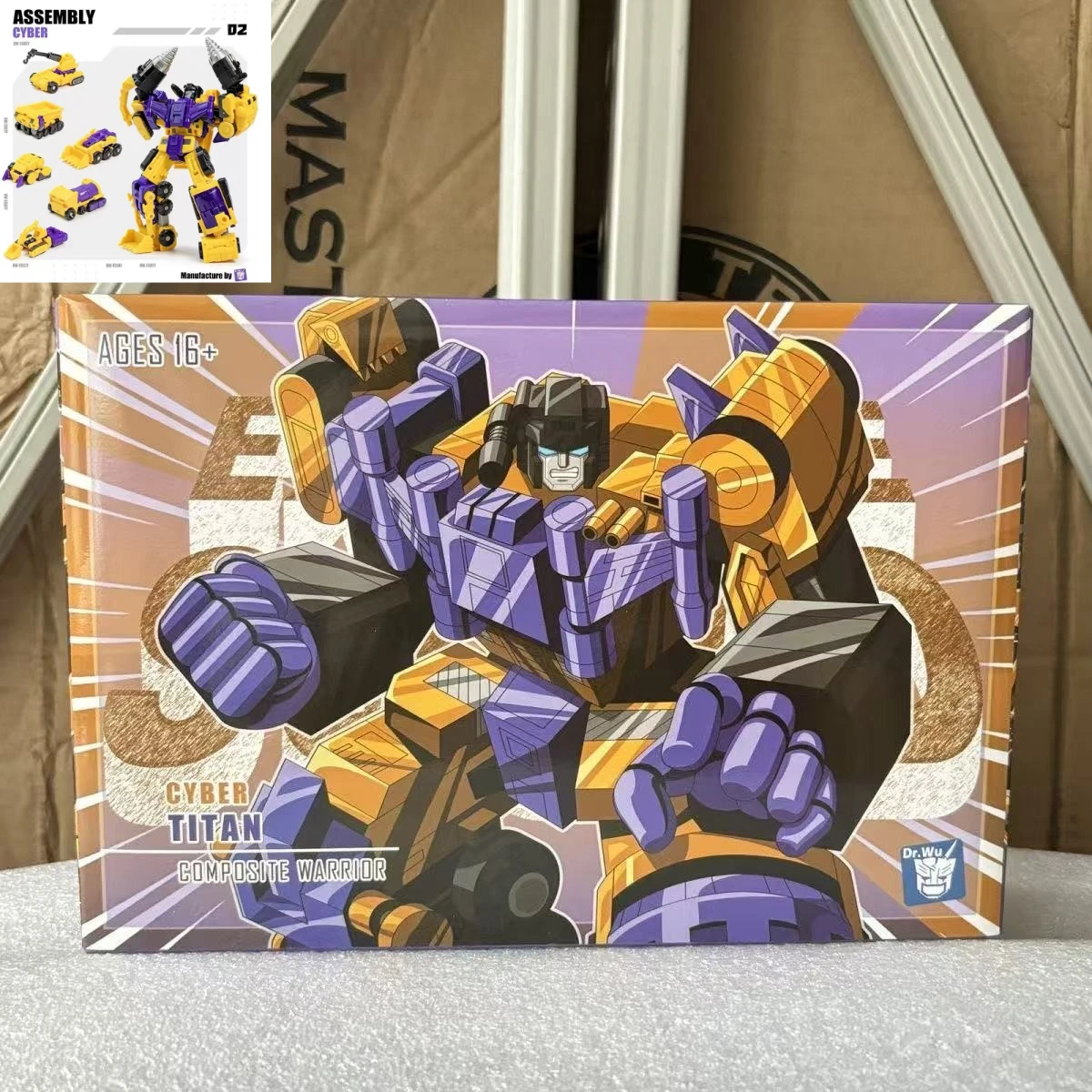 【IN STOCK】Transformed Toys Dr.Wu ES03Y-ES08Y Limited Edition Yellow Construction Vehicle Team Mini Devastator Toys Gifts