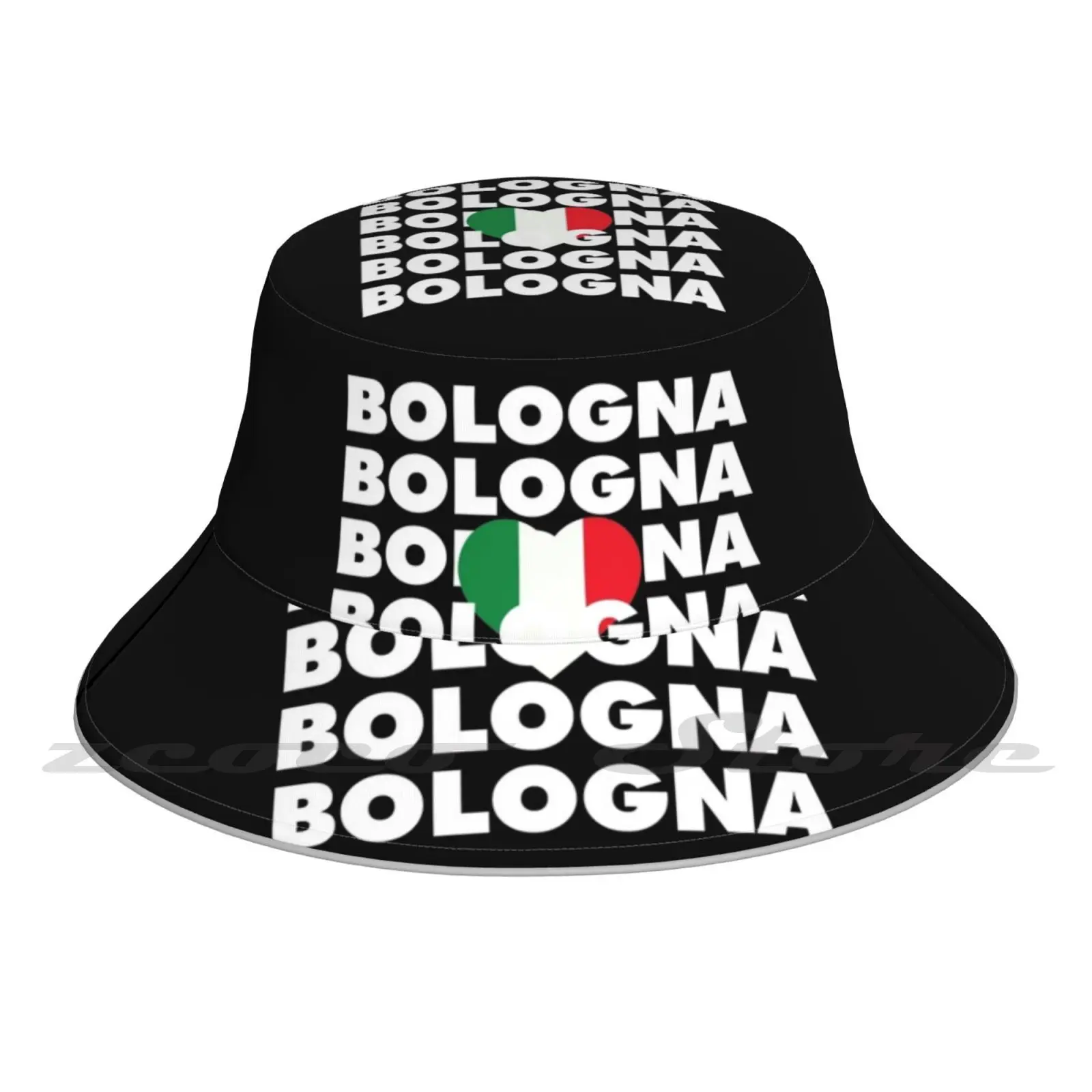 Is My Hometown In Italy Cap Diy Foldable Sunshade Fashion Leisure Bucket Hat Hometown Italy Lovely Girl From Italy Italy Flag