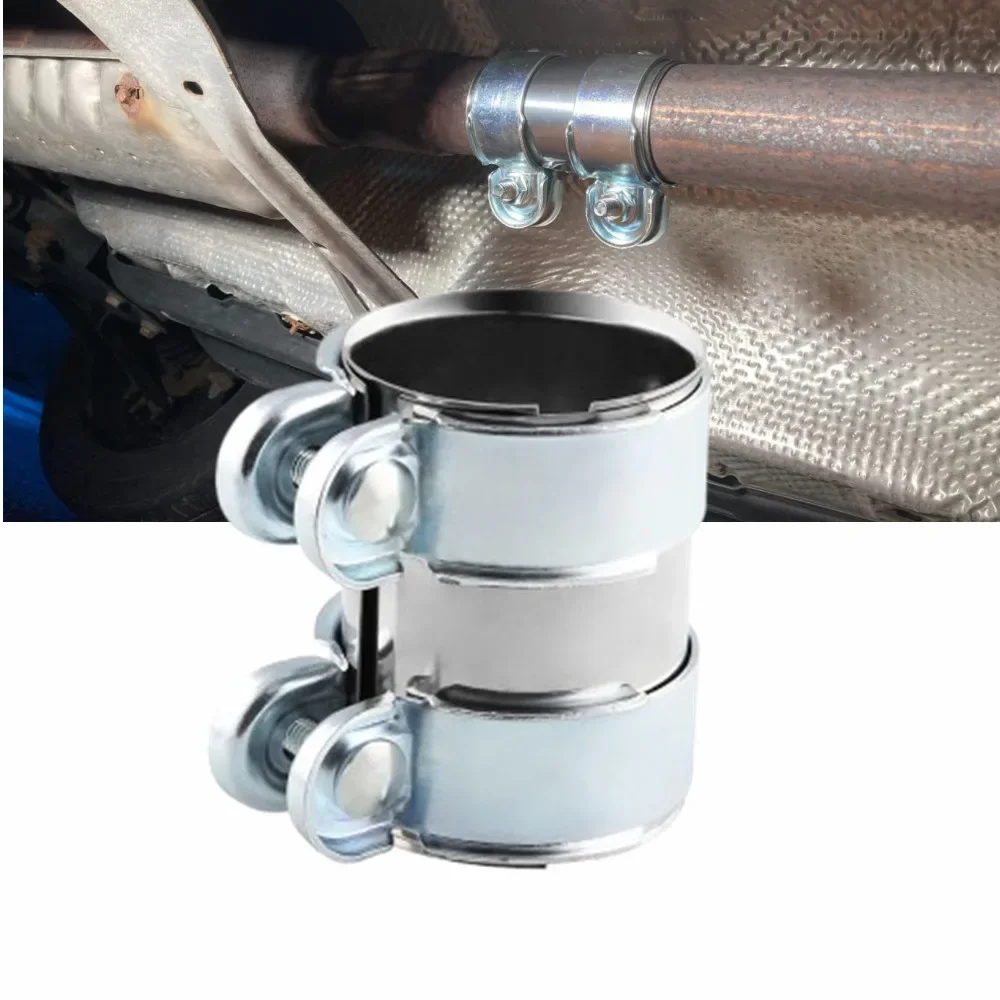 2 2.5 Inch Exhaust Clamp V Band Motorcycle Car Pipe Stainless Steel System Systems Engines Engine Parts Automobiles Accessories