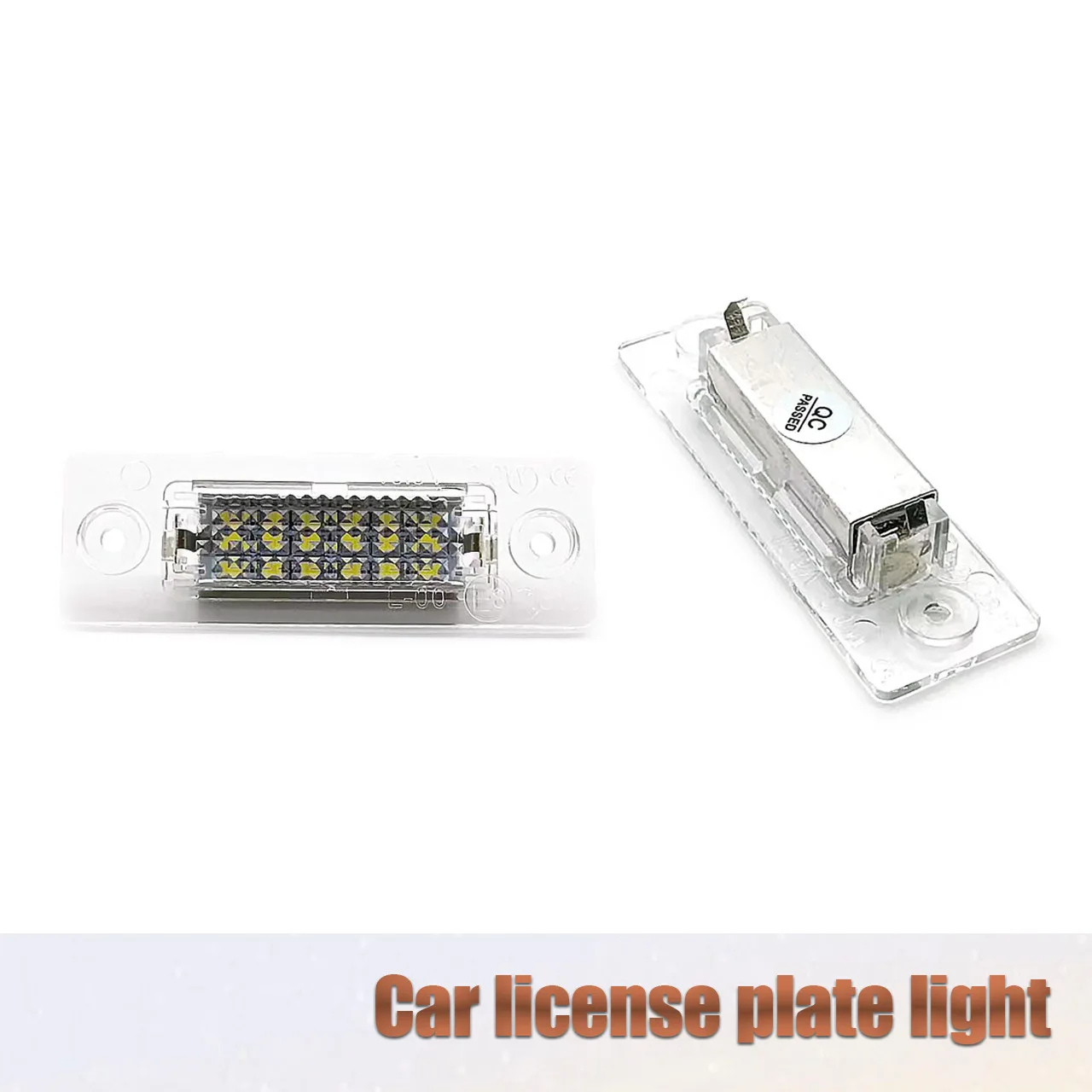 For Volkswagen Passat Skoda Super license plate light LED,License plate light modification