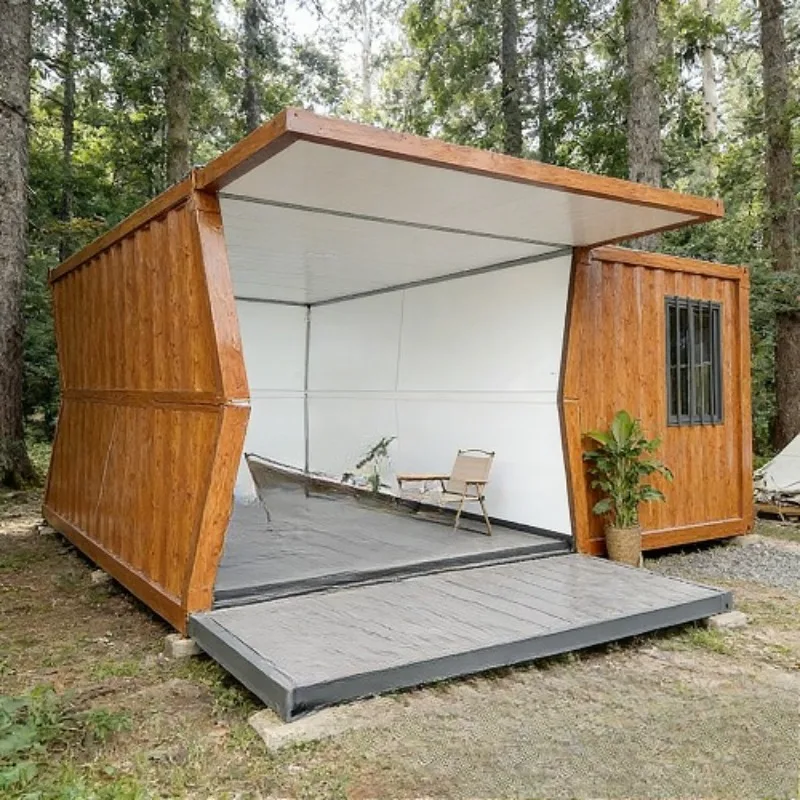 Container Mobile House Folding Container Eco-Friendly Durable Color Steel Bedroom Prefabricated House Office Easily Assembled