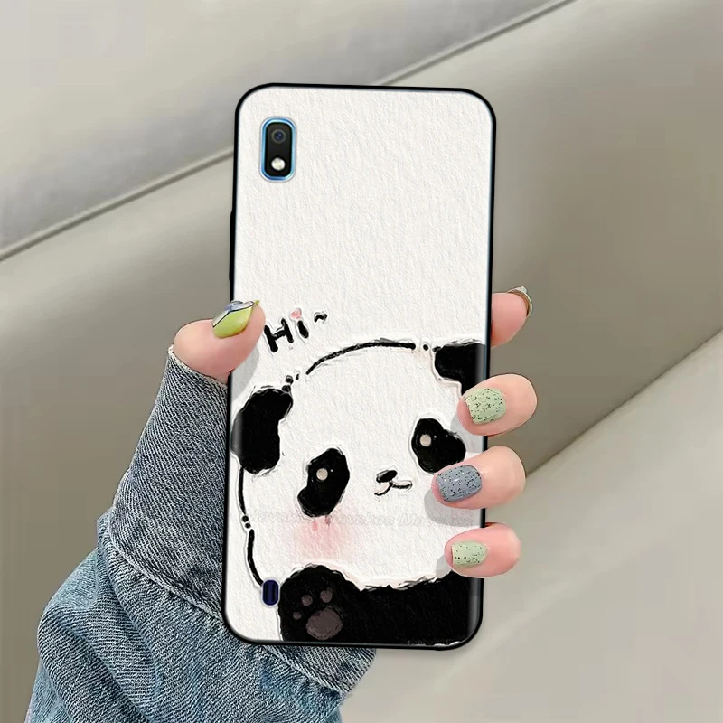 حافظة لهاتف سامسونج جالاكسي A10 حافظة لطيفة ناعمة ناعمة من السيليكون السائل حماية كاملة أغطية هاتف لهاتف سامسونج A10 حافظة A 10 SM-A105F #3