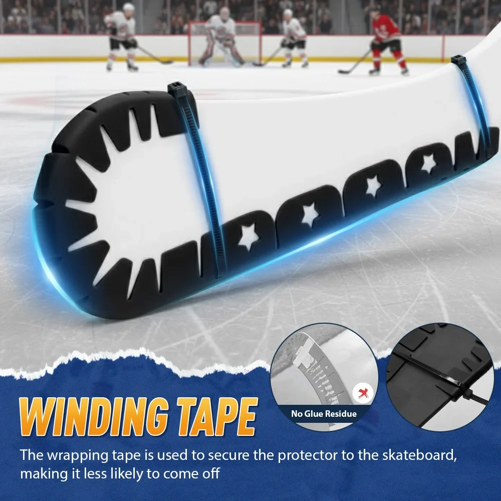 1pc Ice Hockey Blade Protector Hockey Training Equipment PP Material For Ice Training Practice Hockey Accessories