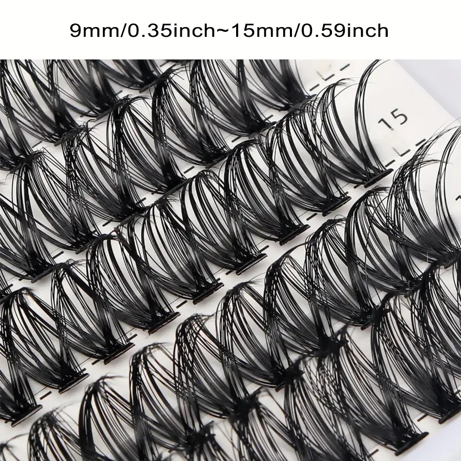 280 클러스터 혼합 천연 속눈썹 연장 3D 풍성한 개인 속눈썹 클러스터 메이크업 도구, 쉽게 눈매를 돋보이게 합니다