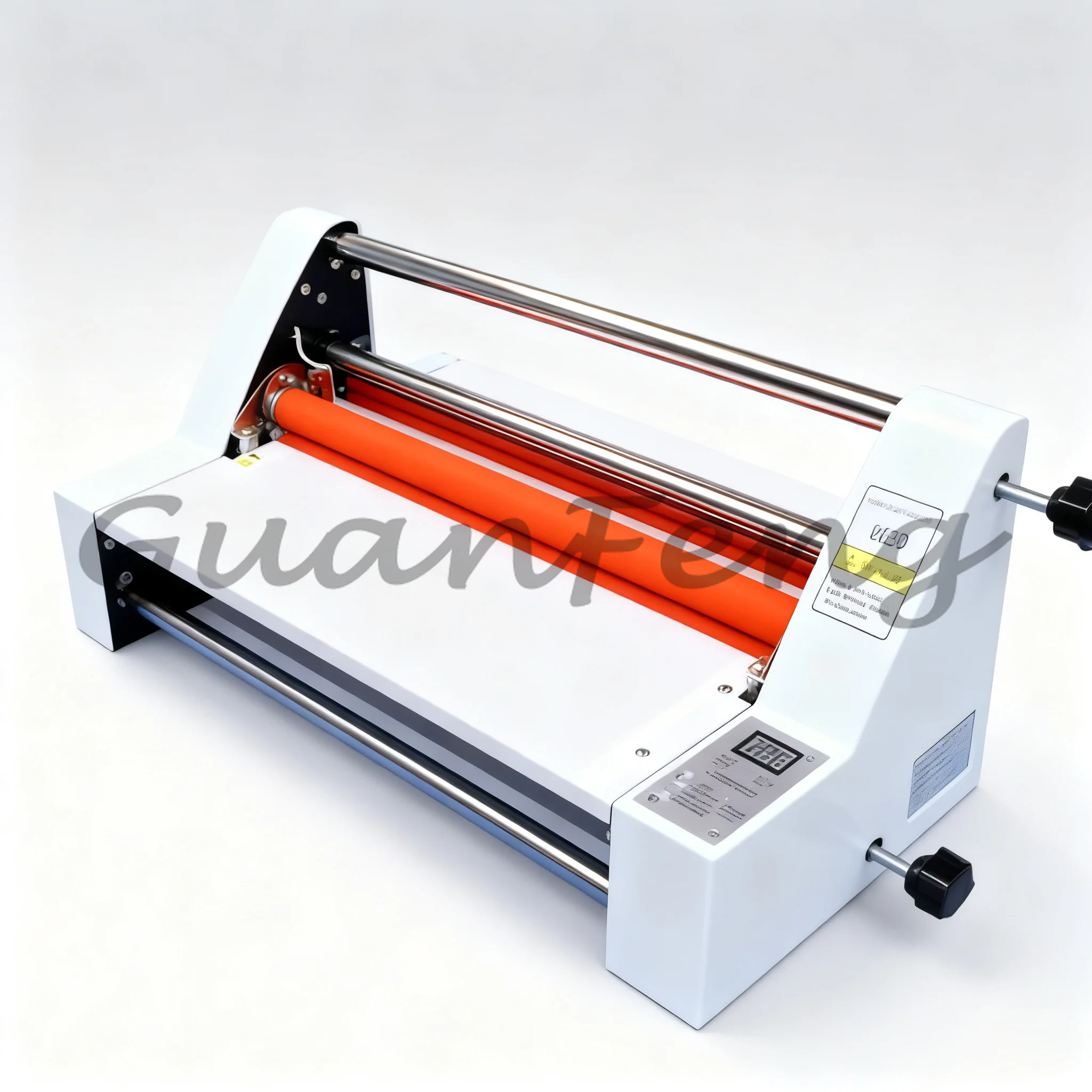 350mm Hot Cold Roll Laminating Machine, Double Sided Laminator for Paper Card and Wood Veneer