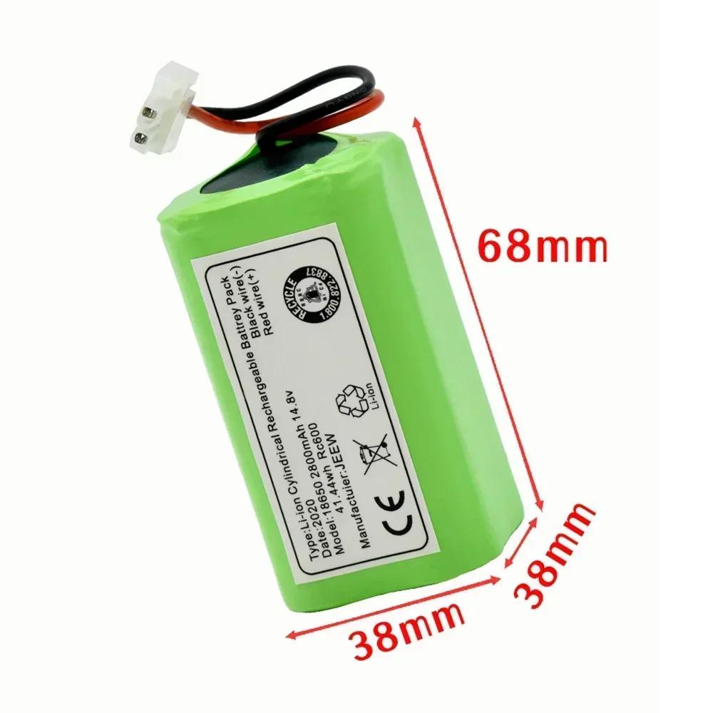 14.4V Rechargeable Lithium Battery For ILIFE A4s A6 V7s Plus A9s W400 Robot Vacuum Cleaner INR18650 M26-4S1P Batteries