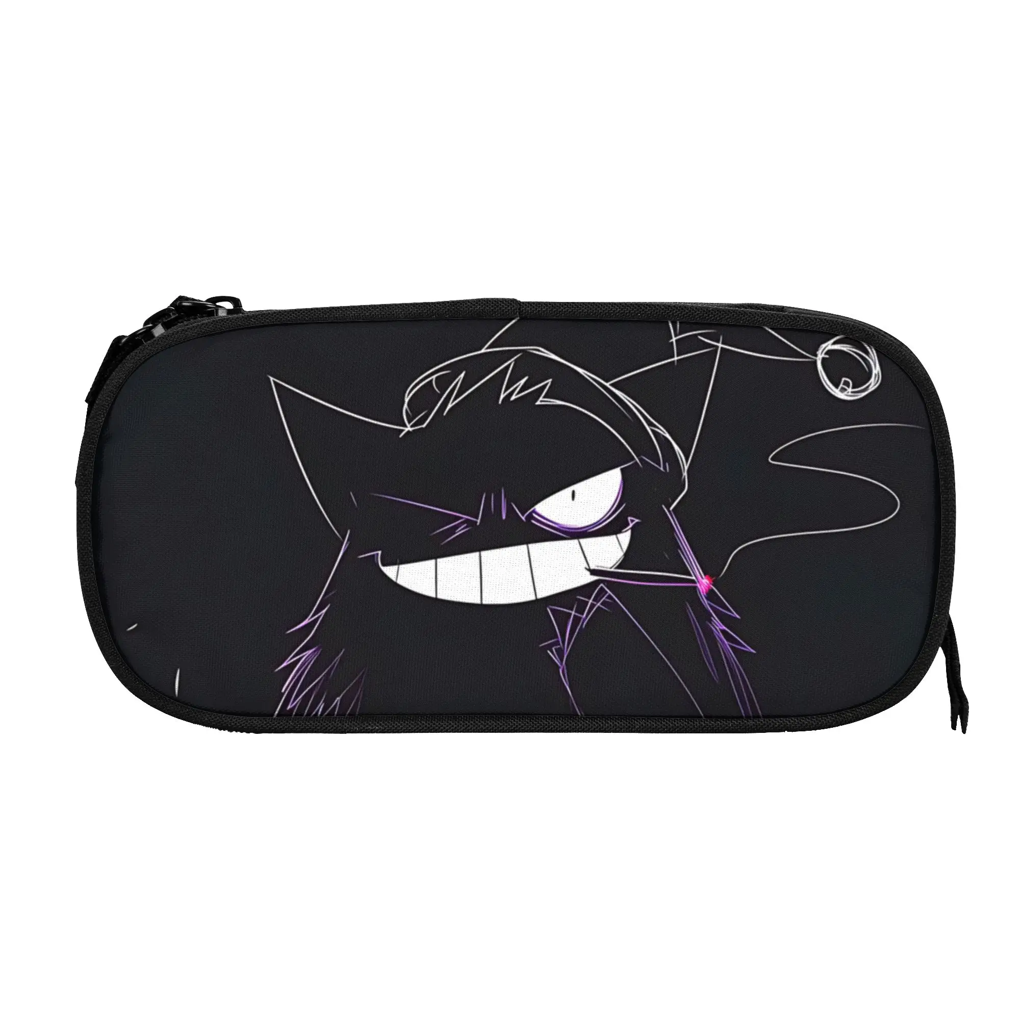 Custom Pokemon Halloween Gengar Large Capacity Bags for Child  School Pencil Bag for Boys Gilrs Kids