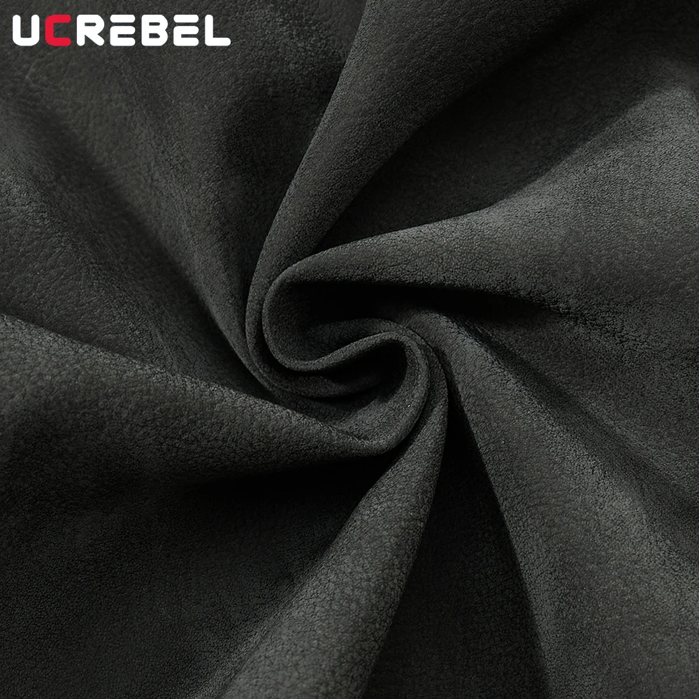 Pánská zimní bunda z umělé kůže se splývavými rameny, tlustá retro zoufalá bunda s dlouhým rukávem a prošívanou bundou - náhled 6