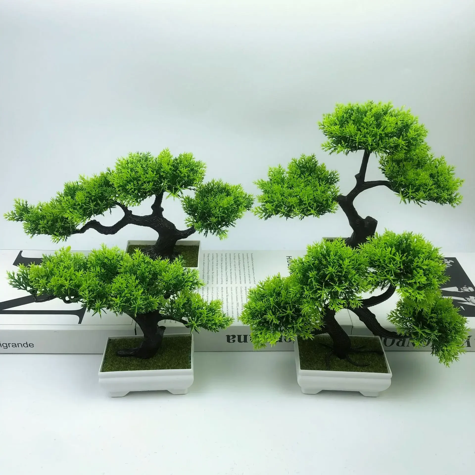 Artificial bonsai plants, small tree flower pots, fake plants, bedroom table decoration flower pots, hotel garden decoration