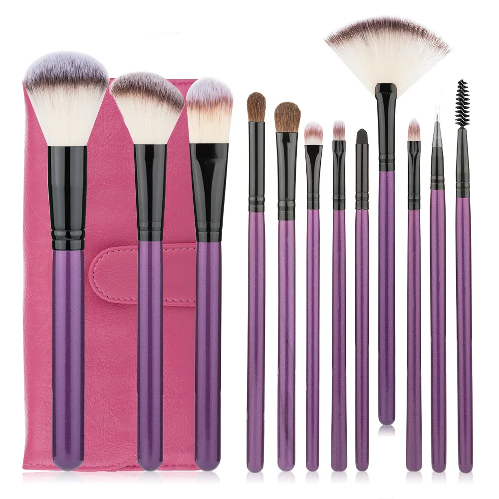 Set di pennelli per trucco ombretto Blending Foundation Powder Soft Brush Blush Beauty Eyelash strumento per il trucco del sopracciglio Maquiagem