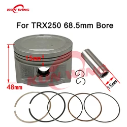 68.5mm Bore Piston Rings Kit for Honda TRX250 Sportrax 250 TRX 250 E EX RECON TE TM 1997-2020 12100-HN6-000 Motorcycle Parts