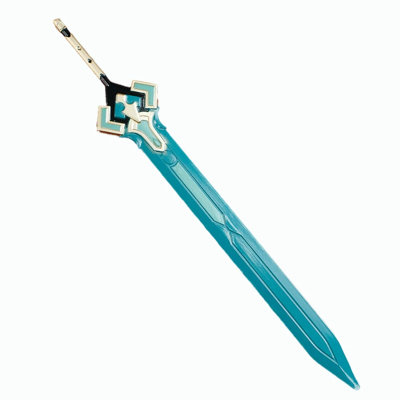 22 cm/8,66 Zoll Genshin Impact Anime Spiel Periphere Waffe Skyrider Schwert Legierung Material Metall Spielzeug Uncut Ornamente Sammlung Geschenk