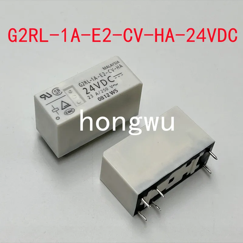 100% Original New 2PCS  G2RL-1A-E2-CV-HA-24VDC  relay  23A 6pins