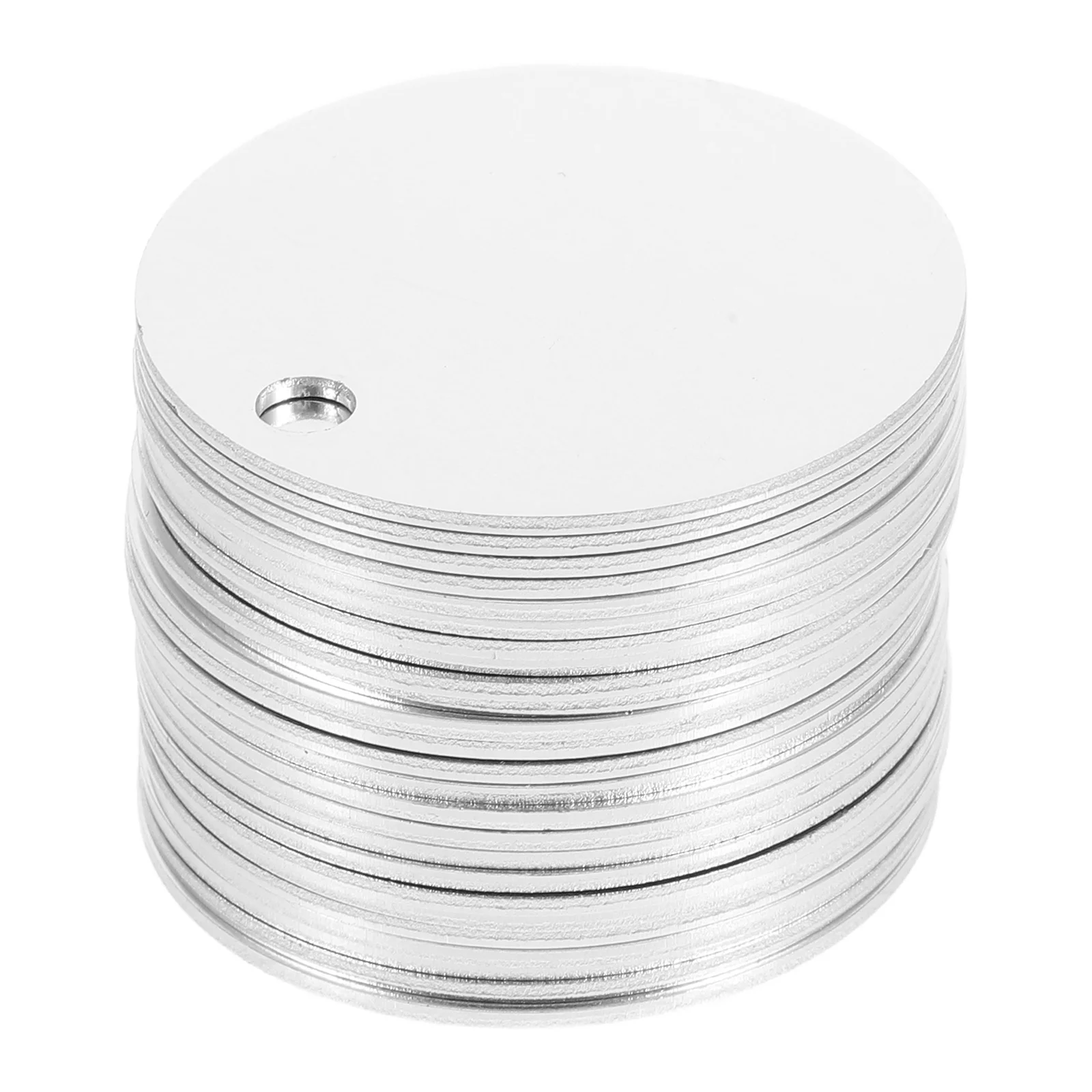 

25pcs Black 35mm Aluminum Round Blank Tags for DIY Engraving Pet Dog Cat Name Labels Pendant Making Jewelry Supplies
