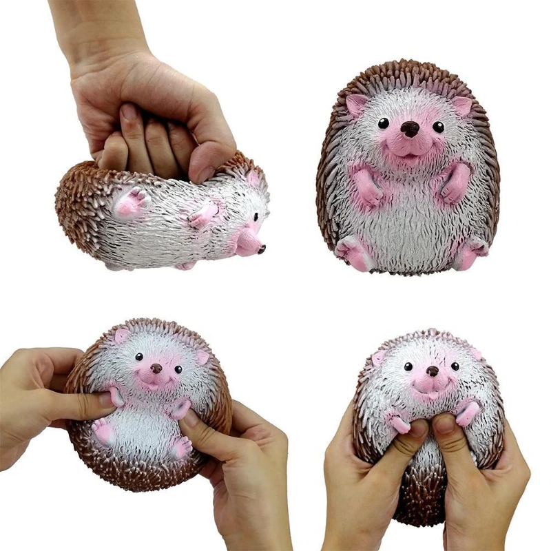 Adult Kids Stress Reliever Fun Birthday Gifts Cartoon Hedgehog Decompression Toys Anti Stress Fidget Toy Squeeze Toys