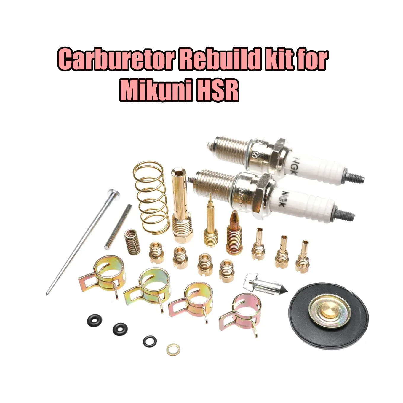 

Carburetor Rebuild kit Replacement for Mikuni HSR 42 mm 1990-2006 Harley Evo include the 42mm smoothbore