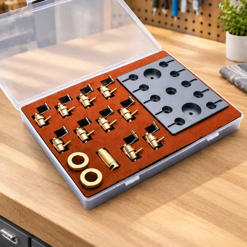 Precision Brass Mainspring Winding Tool Set for Clock and Watch Repair DIY Enthusiasts