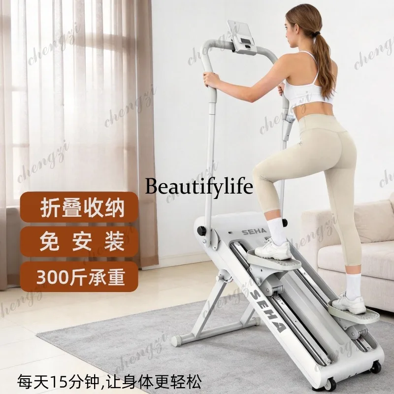 A85 Magnetic Control Climbing Machine Multifunctional Stepper Household Foldable Fitness Equipment