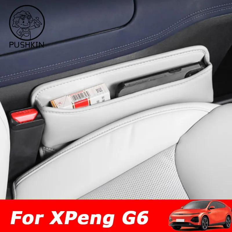 

For XPeng G6 G9 2024 2025 Seat Gap Storage Box Organizer Seat Edge Seam Anti Leakage Filling Car Interior Accessories