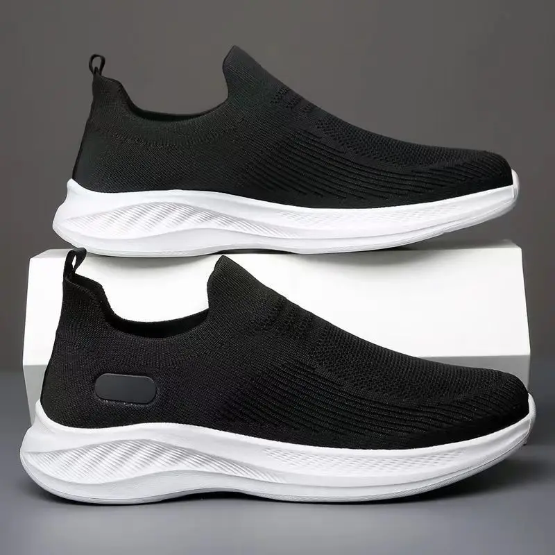 New Spring and Autumn Season One Step Men\'s Casual Shoes, Sports Shoes, Soft Sole, Anti slip, Breathable Old Beijing Cloth Shoes