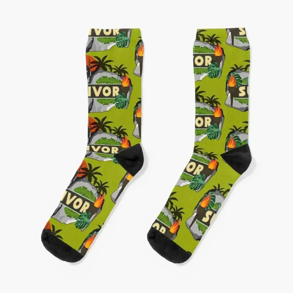 Survivor Gifts - Survivor Cancer Island Life Game Divorce Show Socks Running Novelties Boy Socks Women's
