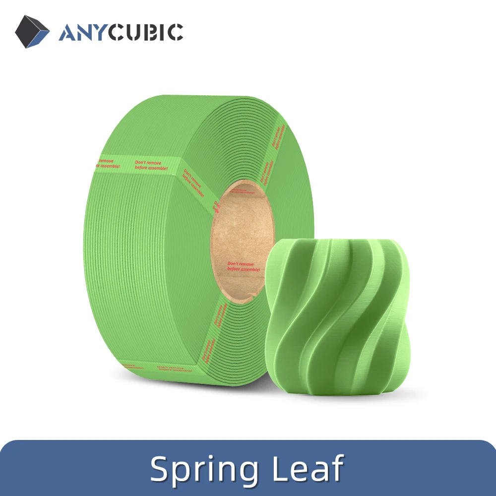 ANYCUBIC 3D-Drucker-Filament, PLA, mehrfarbig, 1,75 mm, umweltfreundliches Kunststoff-Gummi-Material für FDM-3D-Drucker K3 Combo S1C