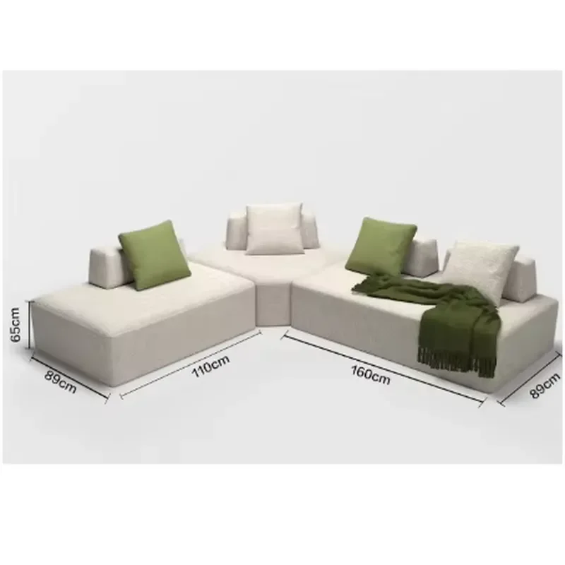 Wholesale Minimally Modular Compression Boneless Sofa Vacuum Packaging for Living Room