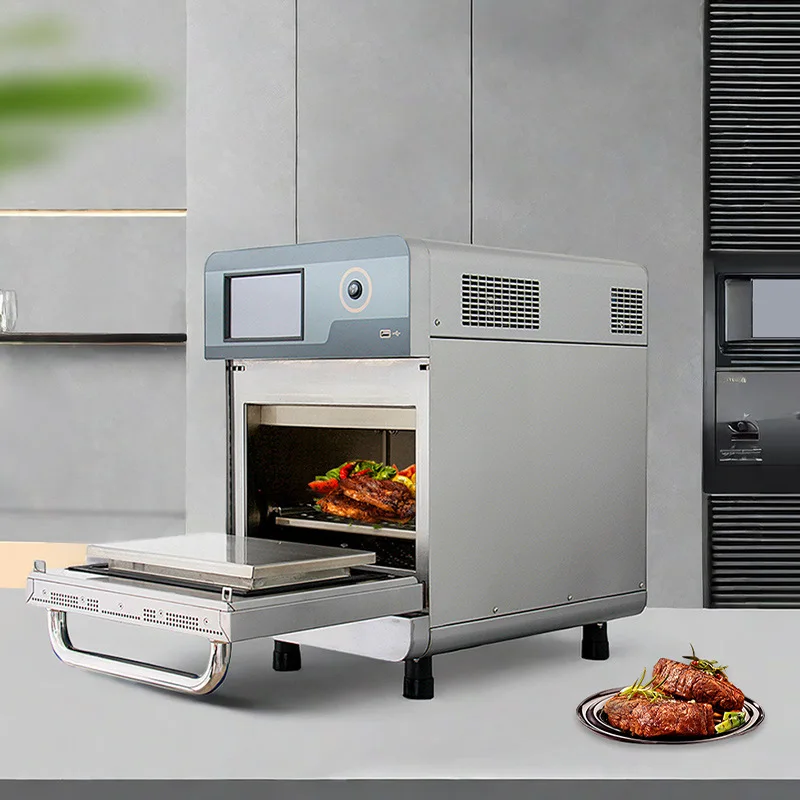 Commercial stainless steel body No oil fume Electric oven Smart touch screen Fast microwave oven