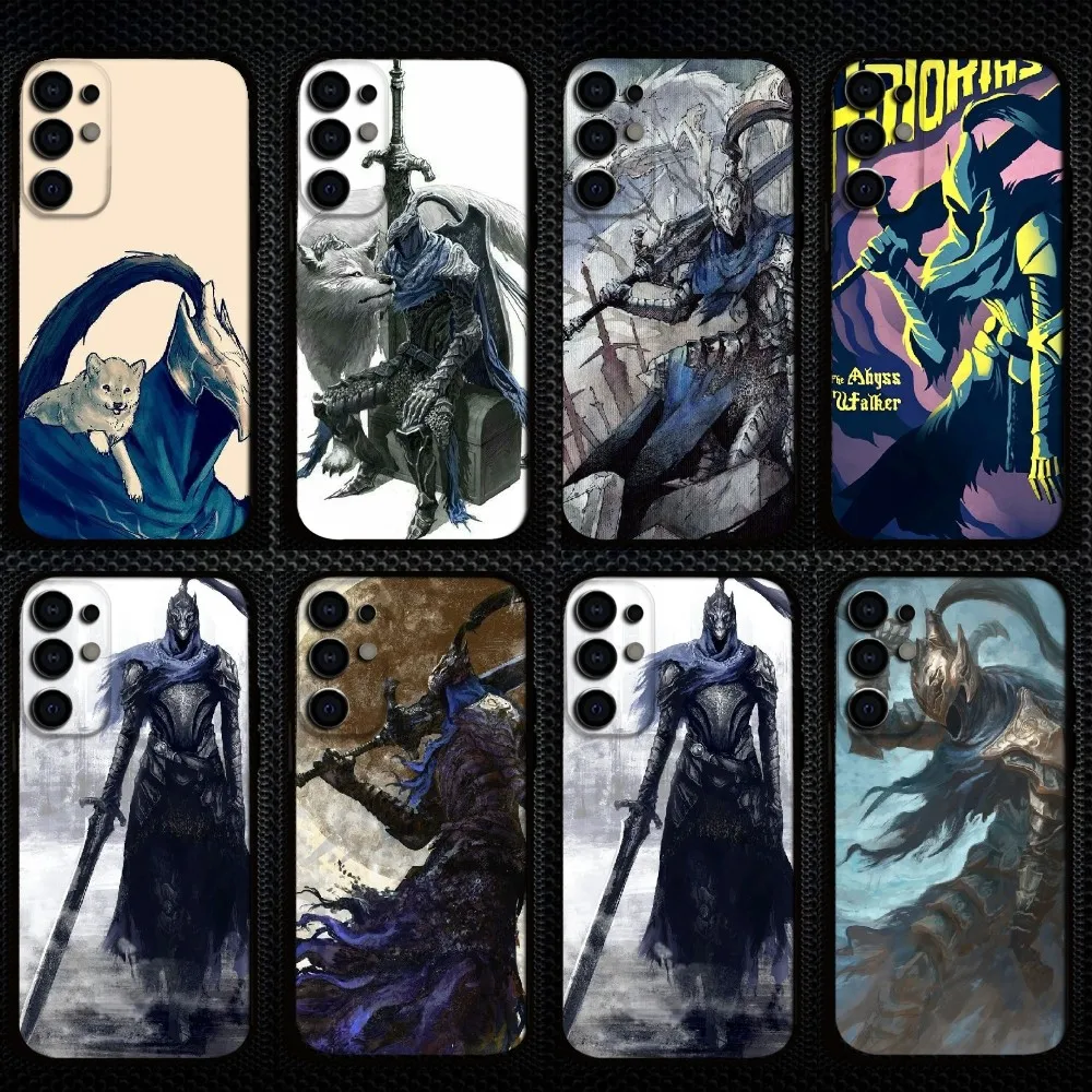 

dark soul abyss walker Phone Case For Samsung S25/S24/S23/S22/S21/S20/Plus,Fe,Lite/Others Black Cover