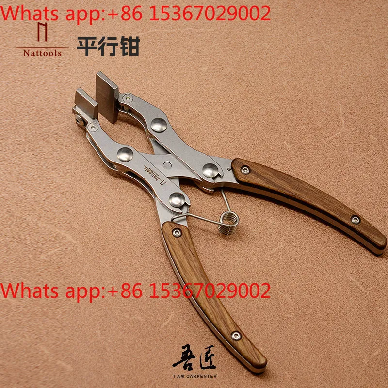 Leather DIY handmade leather pliers, glue clamping, glue pressing line, bonding flat tool