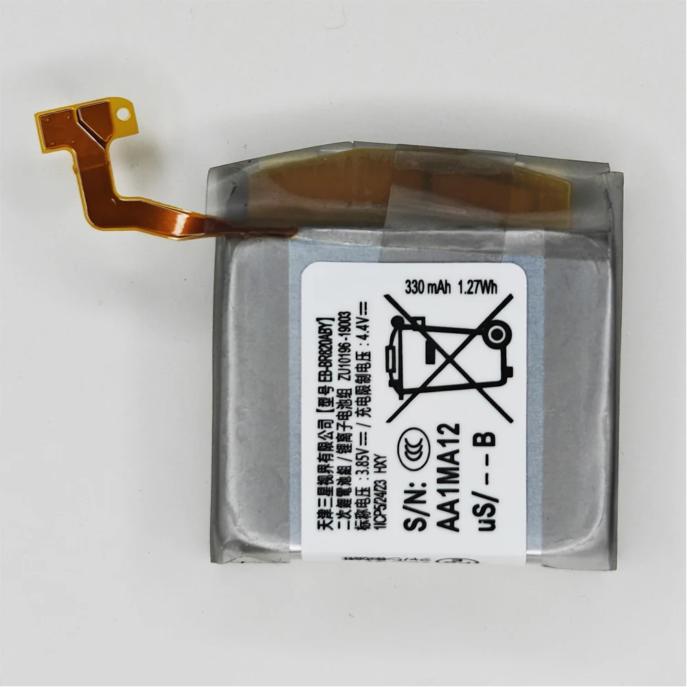 330mAh 3.85V EB-BR820ABY Battery For Galaxy Watch Active 2 For SAMSUNG Smart Device
