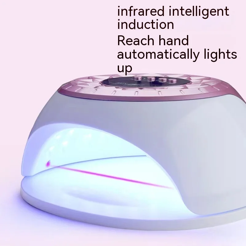 Máquina de fototerapia de inducción inteligente, lámpara de calentamiento UV de secado rápido de alta potencia, 268W