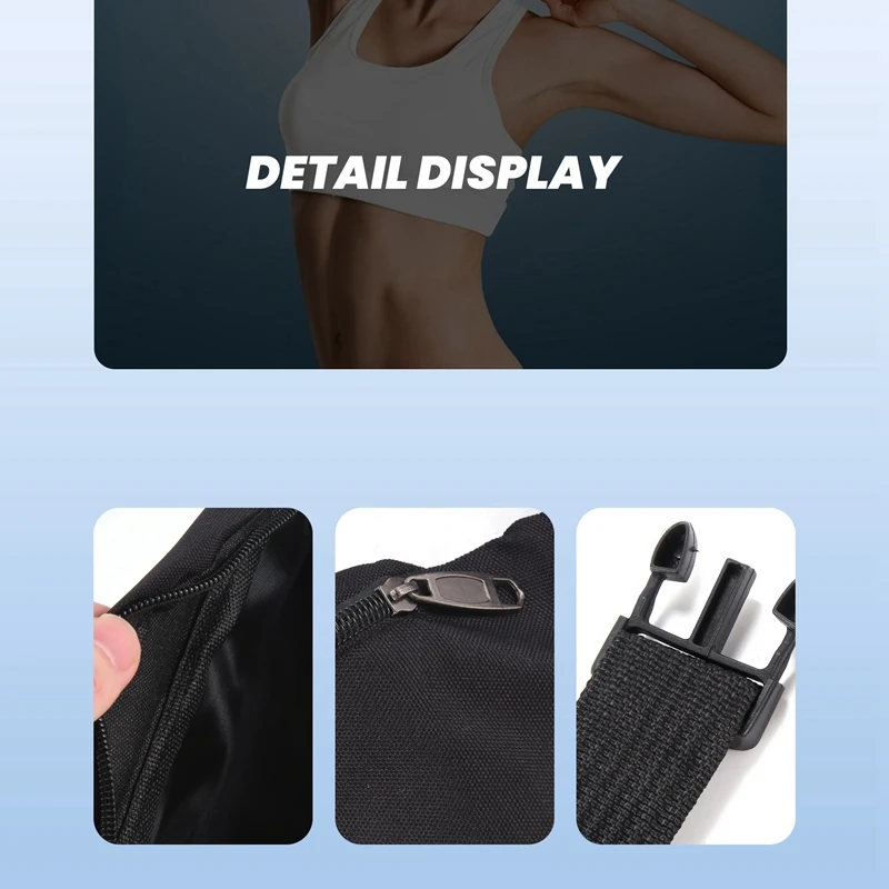 

Сумка поясная сумка поясная праздничная сумка для денег поясной кошелек спортивный праздник детский черный-A51M