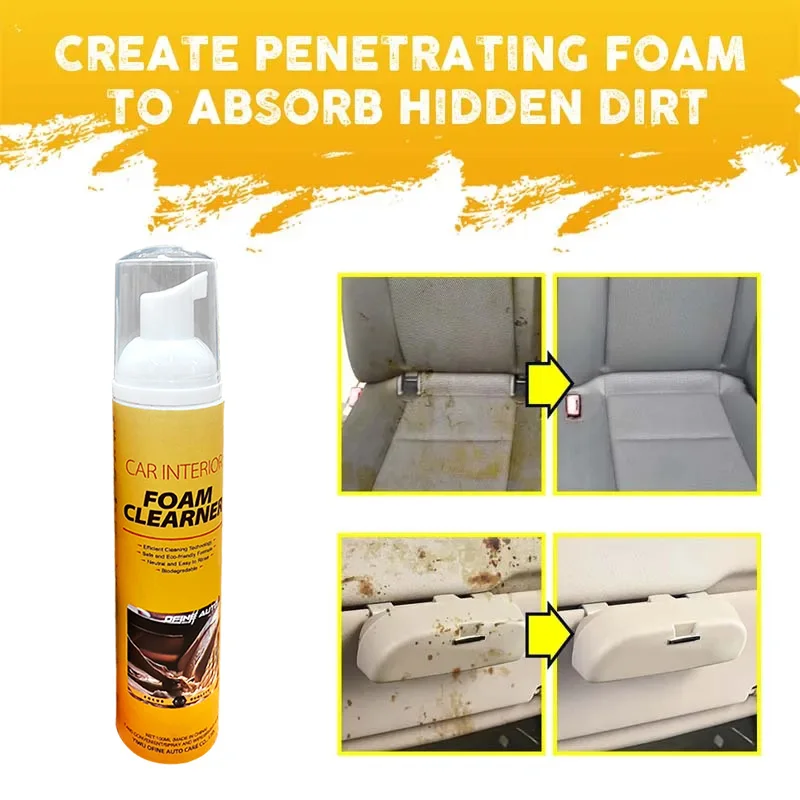 LEIBOO Multi-purpose Foam Cleaner Cleaning Agent Automoive Car Interior Home Foam Cleaner Home Cleaning Foam Spray Cleaners