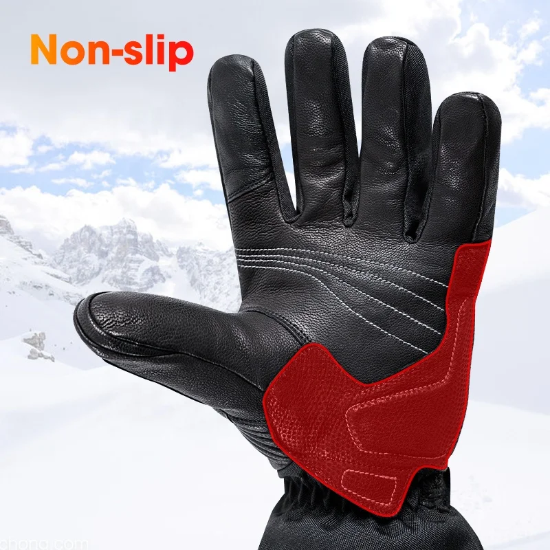Outdoor Sports Riding Vibration Resistant Tactical Full Finger Protect Heated Waterproof Motorcycle Riding Gloves