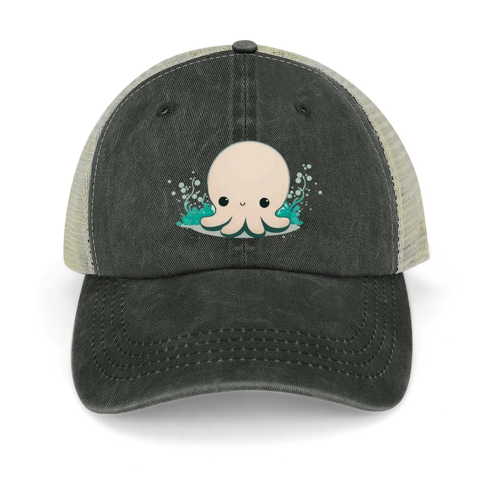 

Kawaii chibi cute octopus Baseball Cap fun hats Unique hats Bobble Hat Men Luxury Brand Women's