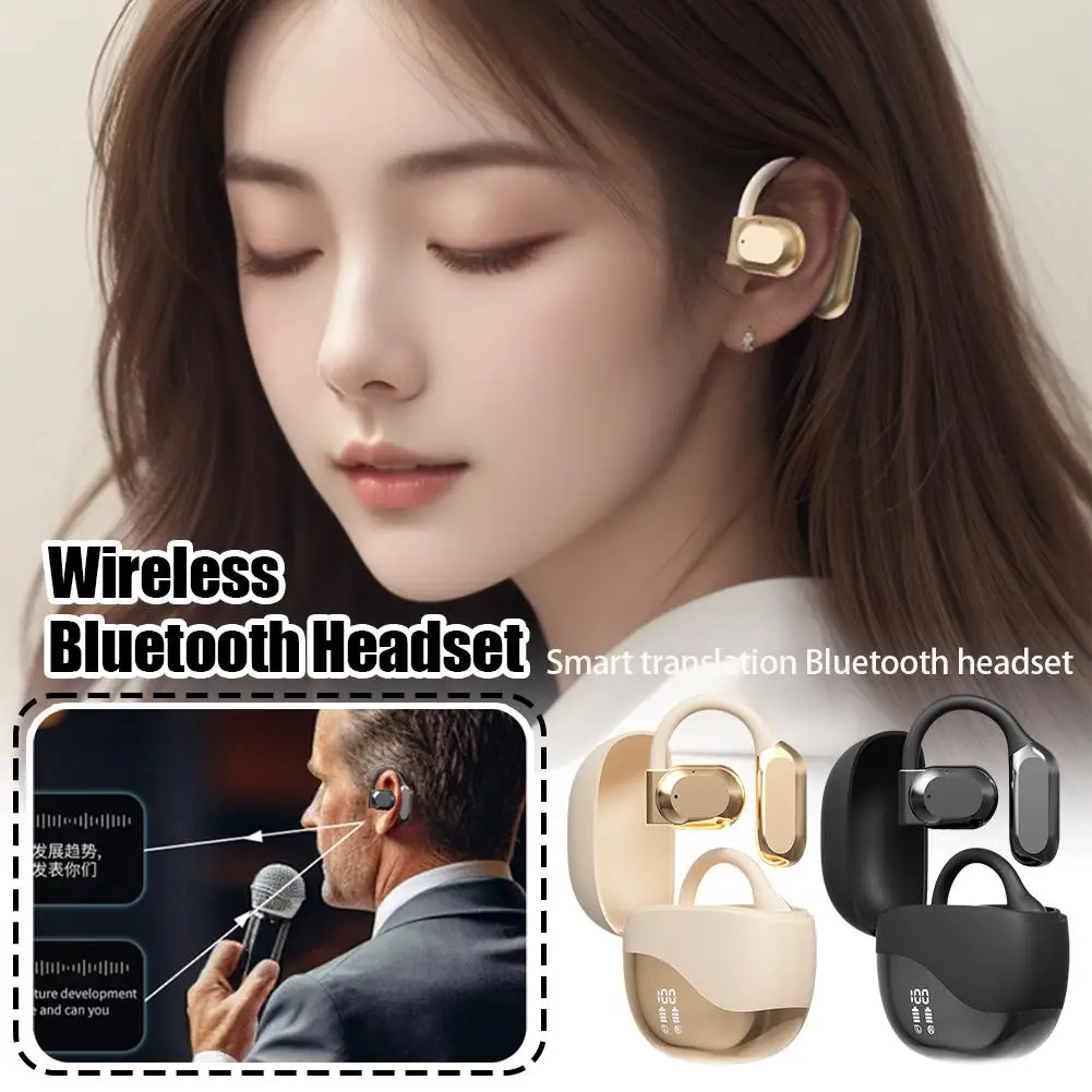 New Bluetooth Wireless Earphones Earhook Hifi Bluetooth Display 5.3 Running Microphone Earphones Digital Gaming With V5r6