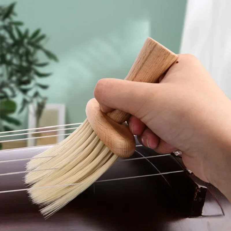 Guzheng Guitar Violin Cleaning Brush Dust Removal Bristle Brush Musical Instrument Cleaning Tool