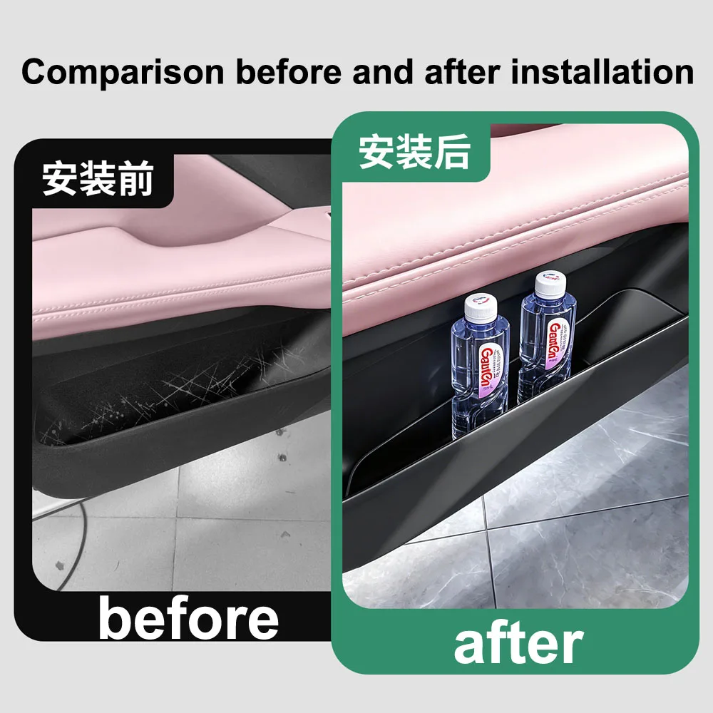 Fit For New BYD Seagull 2026 2027 Car Door Compartment Storage Box Car Modification Accessorie TPE Storage Pad Easy To Clean