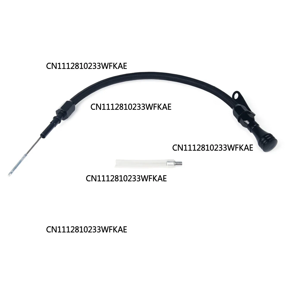 Flexible Oil Dipstick Black Housing Compatible With LS Truck Engines LSX LS1 LS2 LS6 4.8L 5.7L 6.0L 6.2L