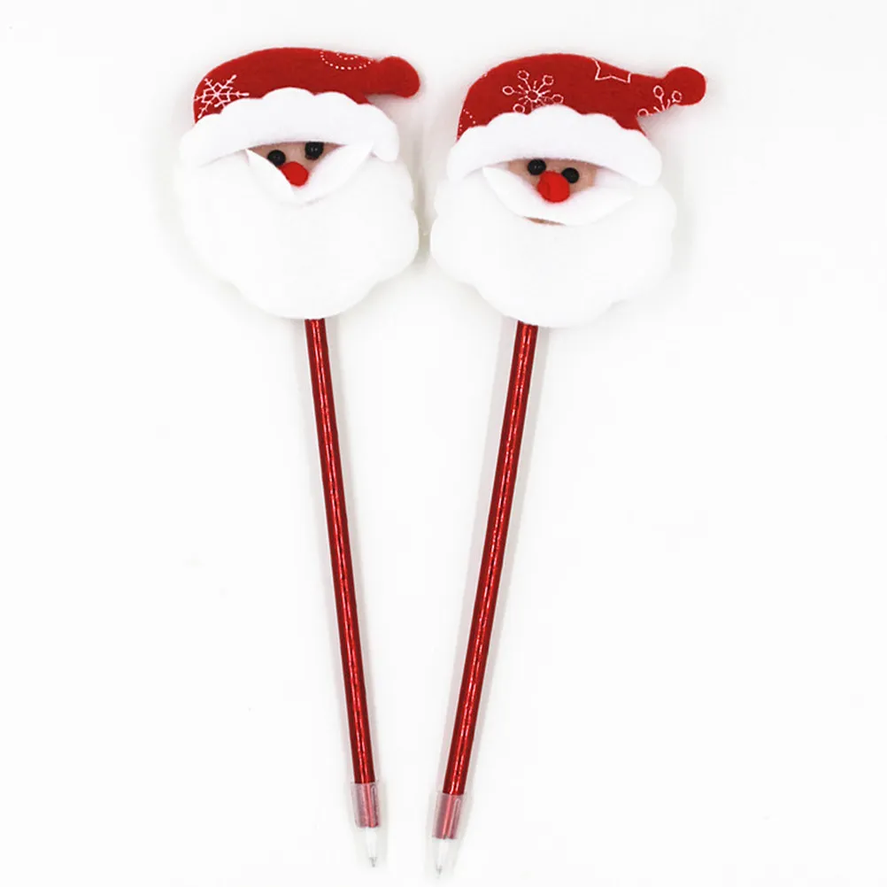 

12Pcs Christmas Ballpoint Pens Cartoon Style Smooth Writing Fine Tip Creative Gift Party Favors School Office Xmas Stationery